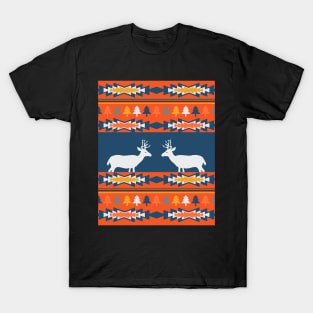 Deer winter pattern T-Shirt